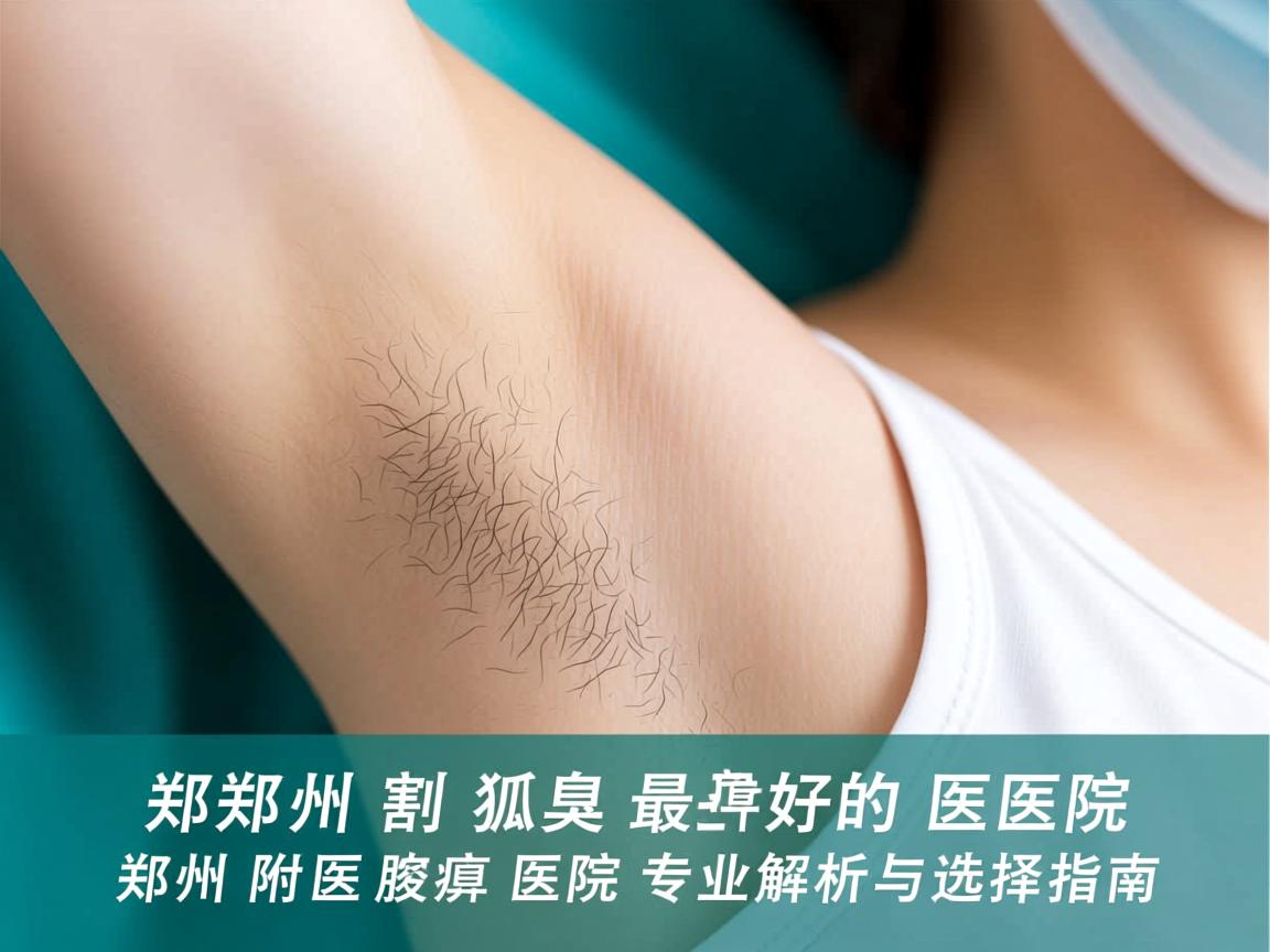 郑州割狐臭最好的医院,郑州附医腋臭医院专业解析与选择指南 郑州割狐臭最好的医院,郑州附医腋臭医院专业解析与选择指南