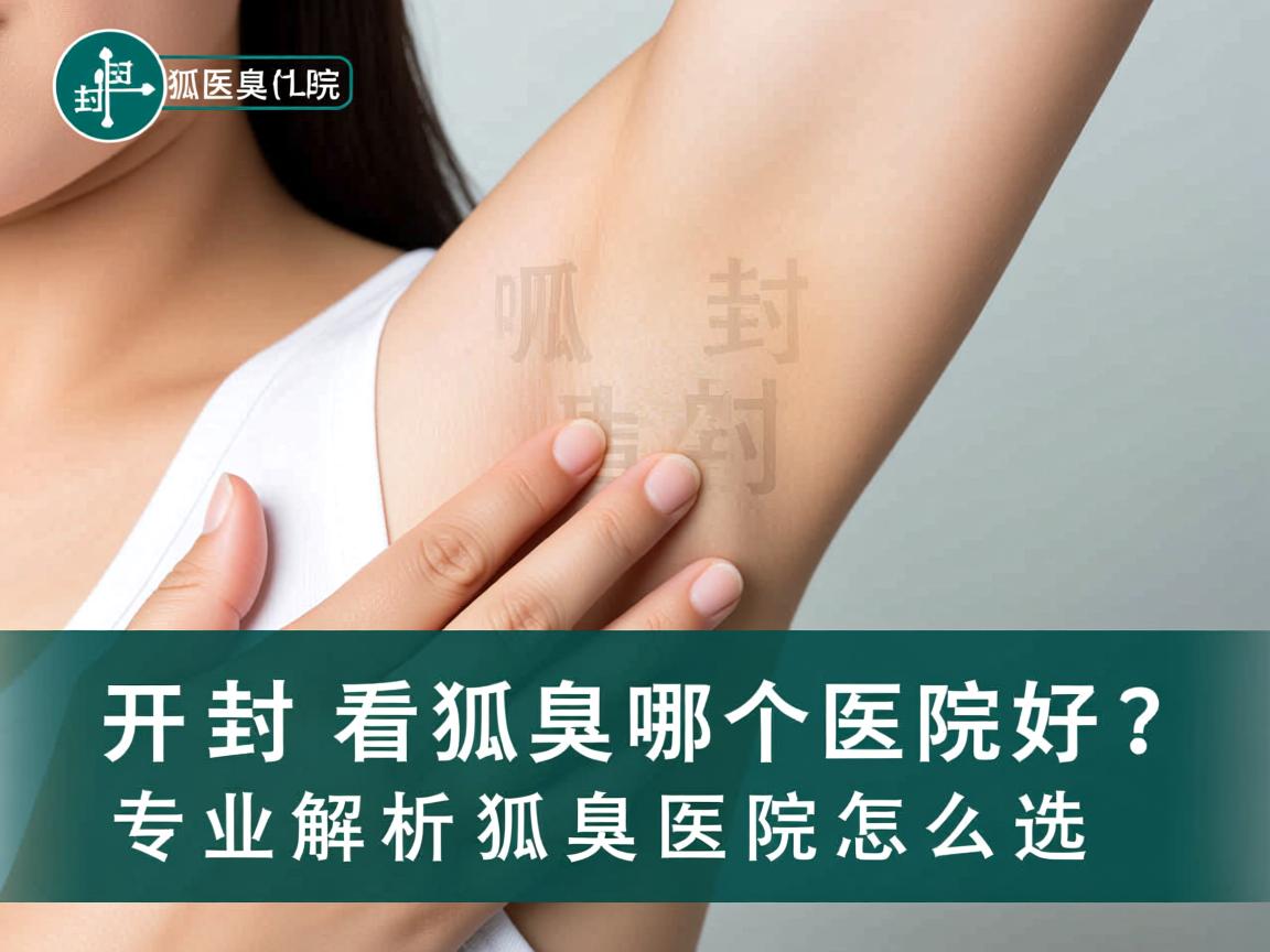 开封看狐臭哪个医院好？专业解析狐臭医院怎么选