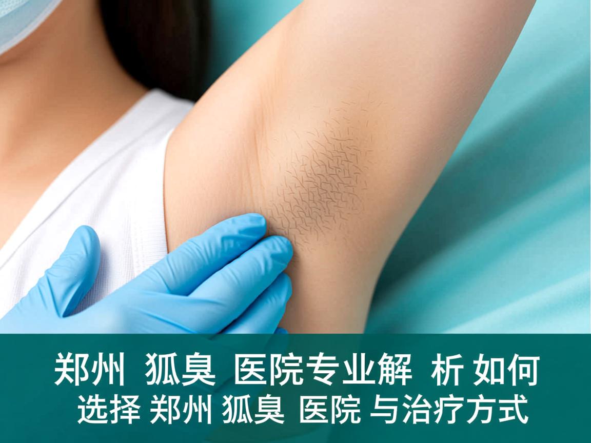 郑州狐臭医院专业解析，如何选择郑州狐臭医院与治疗方式
