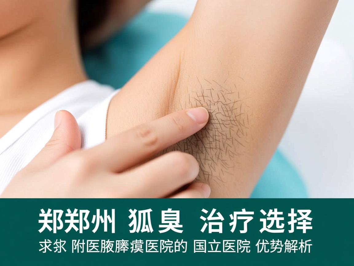 郑州狐臭治疗选择，郑州附医腋臭医院的国立医院优势解析