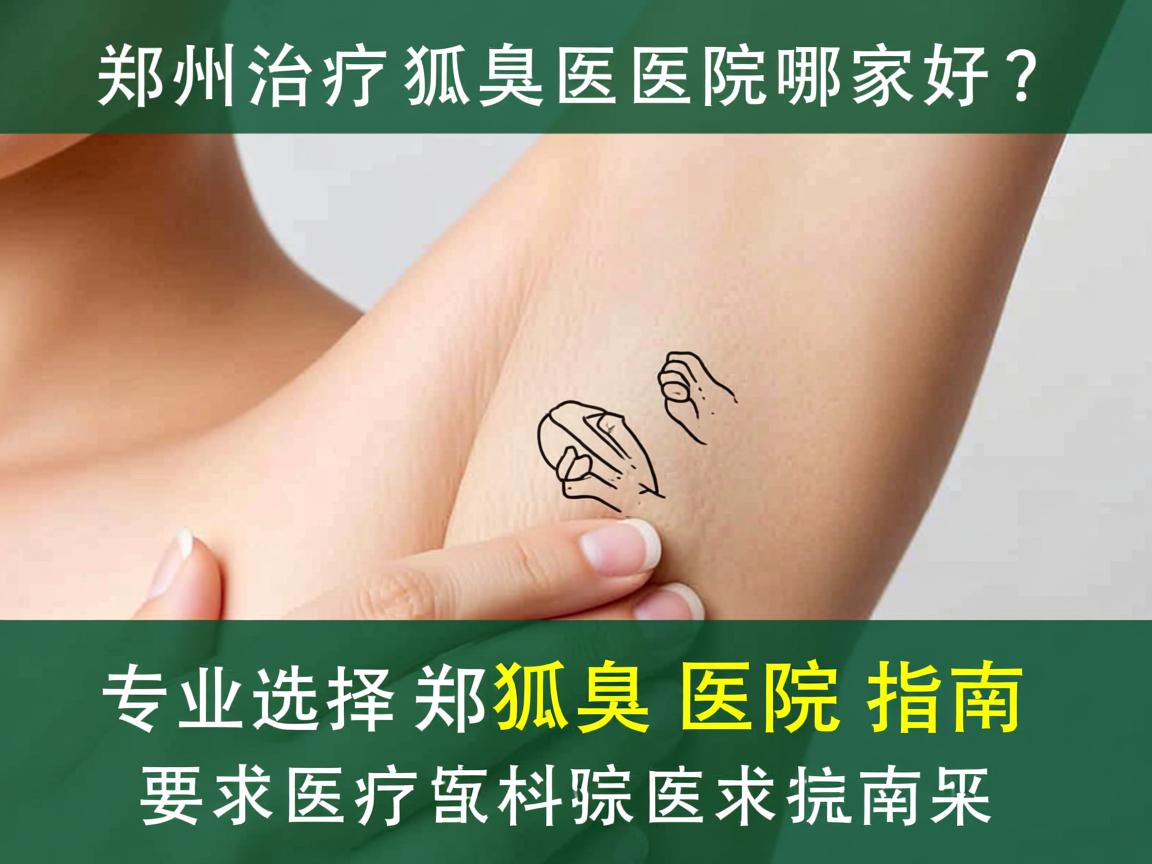郑州治疗狐臭医院哪家好？专业选择郑州狐臭医院指南