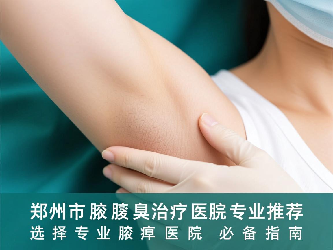 郑州市腋臭治疗医院专业推荐，选择专业腋臭医院的必备指南