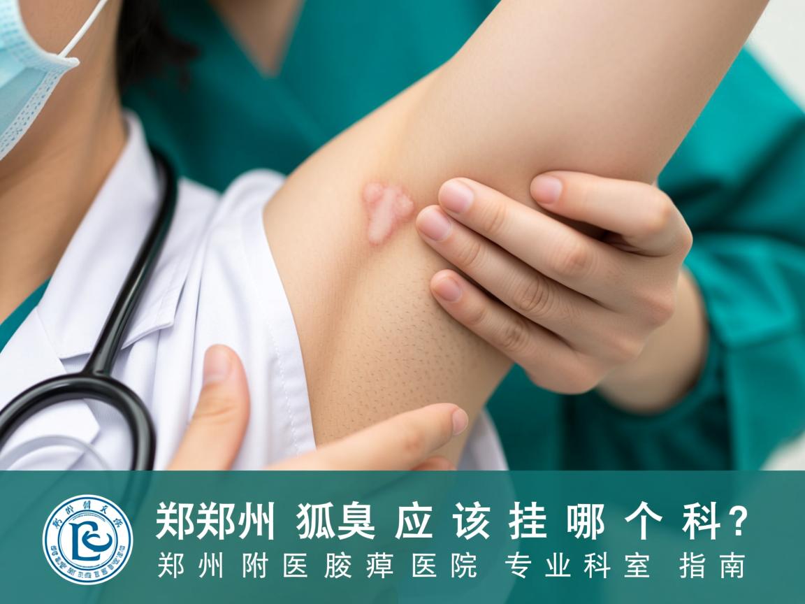 郑州狐臭应该挂哪个科？郑州附医腋臭医院专业科室指南