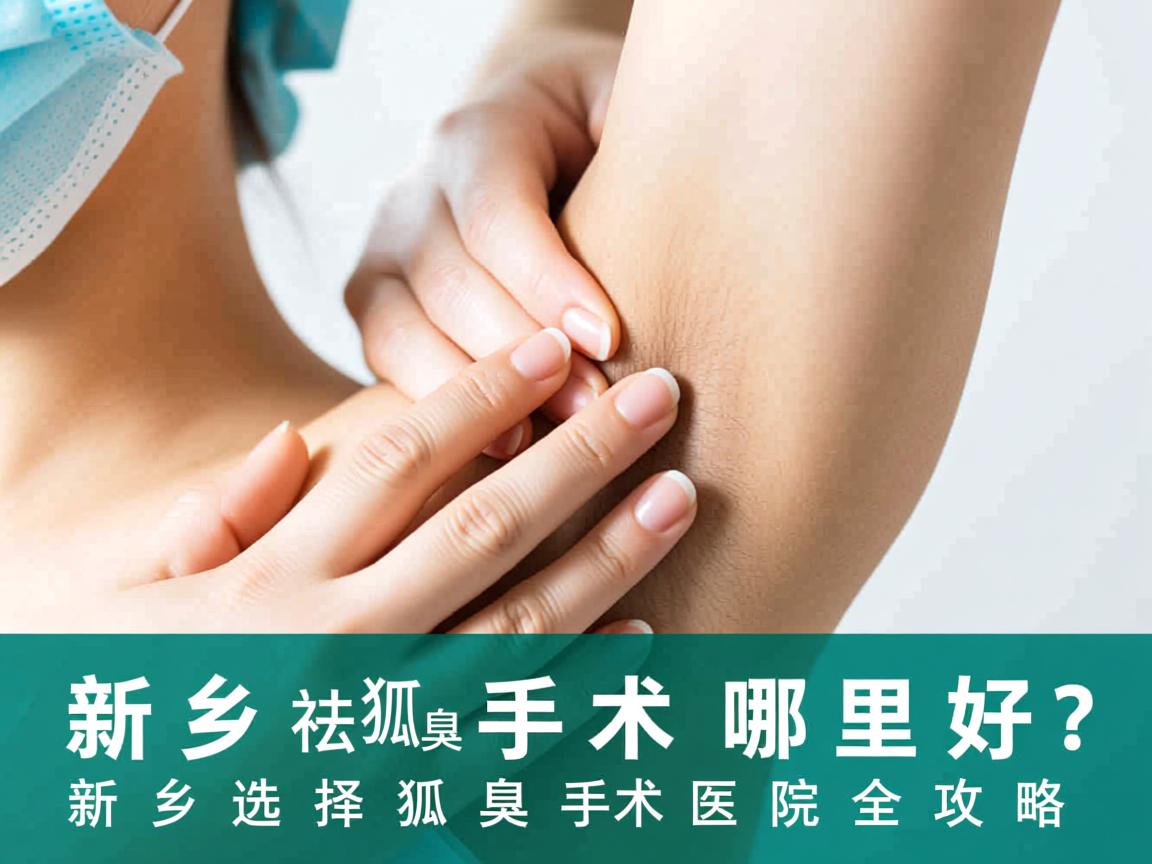 新乡祛狐臭手术哪里好？新乡选择狐臭手术医院全攻略