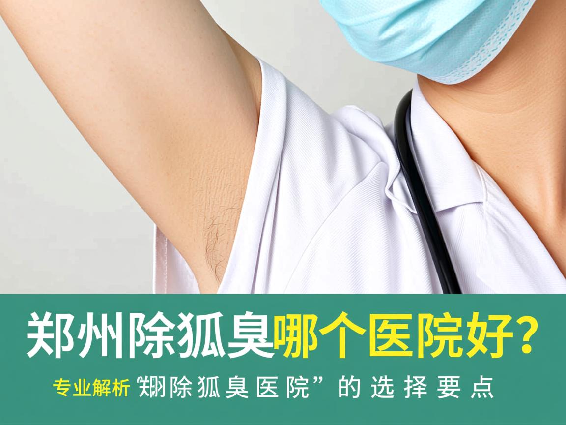 郑州除狐臭哪个医院好？专业解析郑州除狐臭医院的选择要点