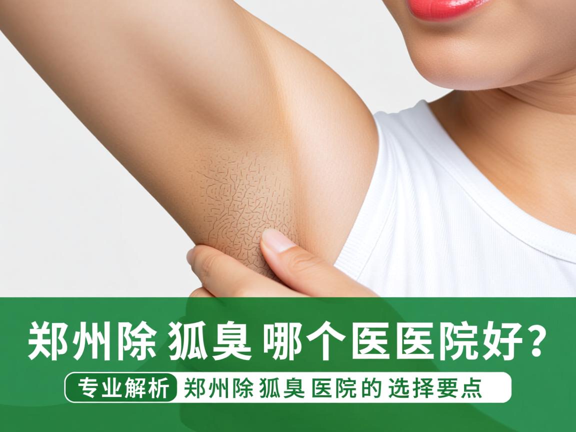 郑州除狐臭哪个医院好？专业解析郑州除狐臭医院的选择要点