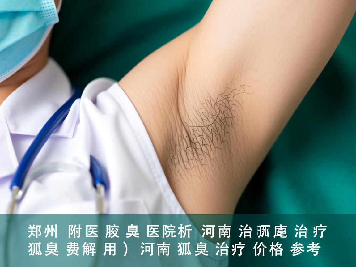 郑州附医腋臭医院解析，河南治疗狐臭费用，河南狐臭治疗价格参考