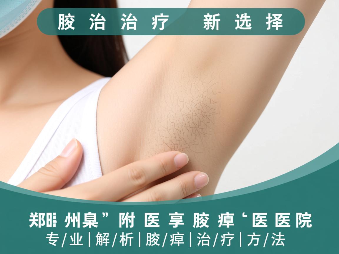 腋臭治疗新选择，郑州附医腋臭医院专业解析腋臭治疗方法