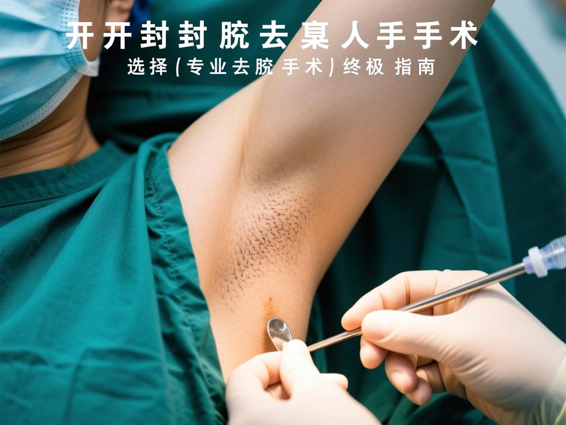 开封去腋臭手术，选择专业去腋臭手术的终极指南