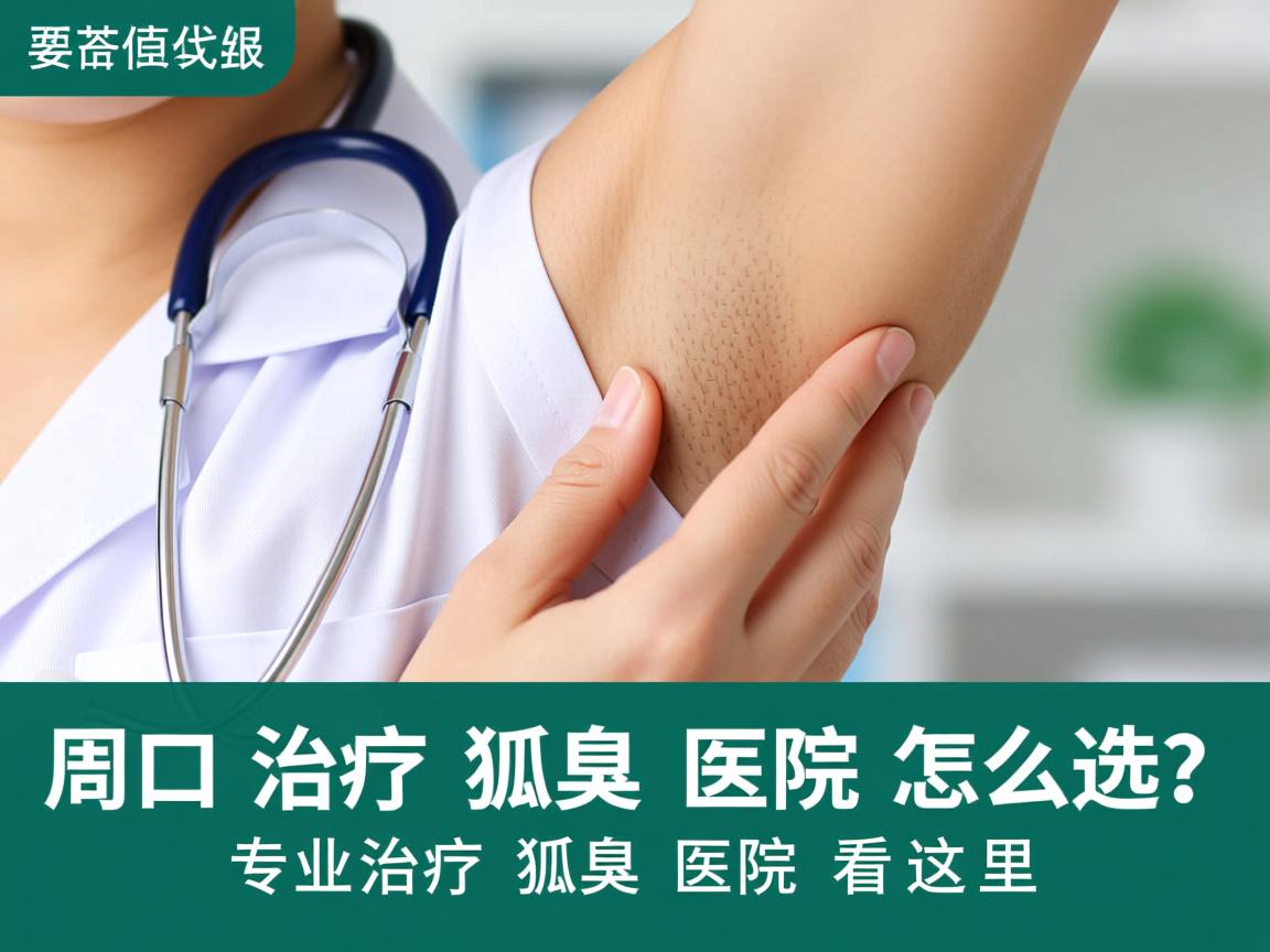 周口治疗狐臭医院怎么选？专业治疗狐臭的医院看这里