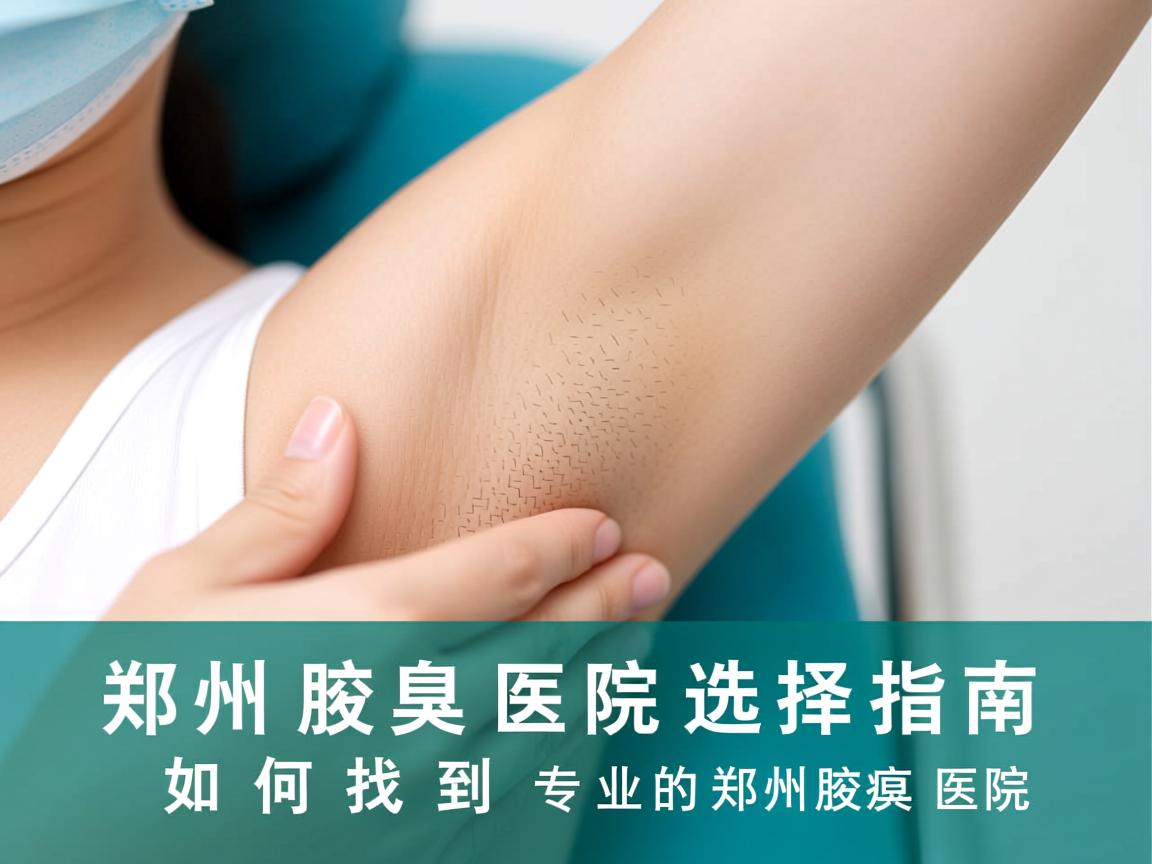 郑州腋臭医院选择指南，如何找到专业的郑州腋臭医院