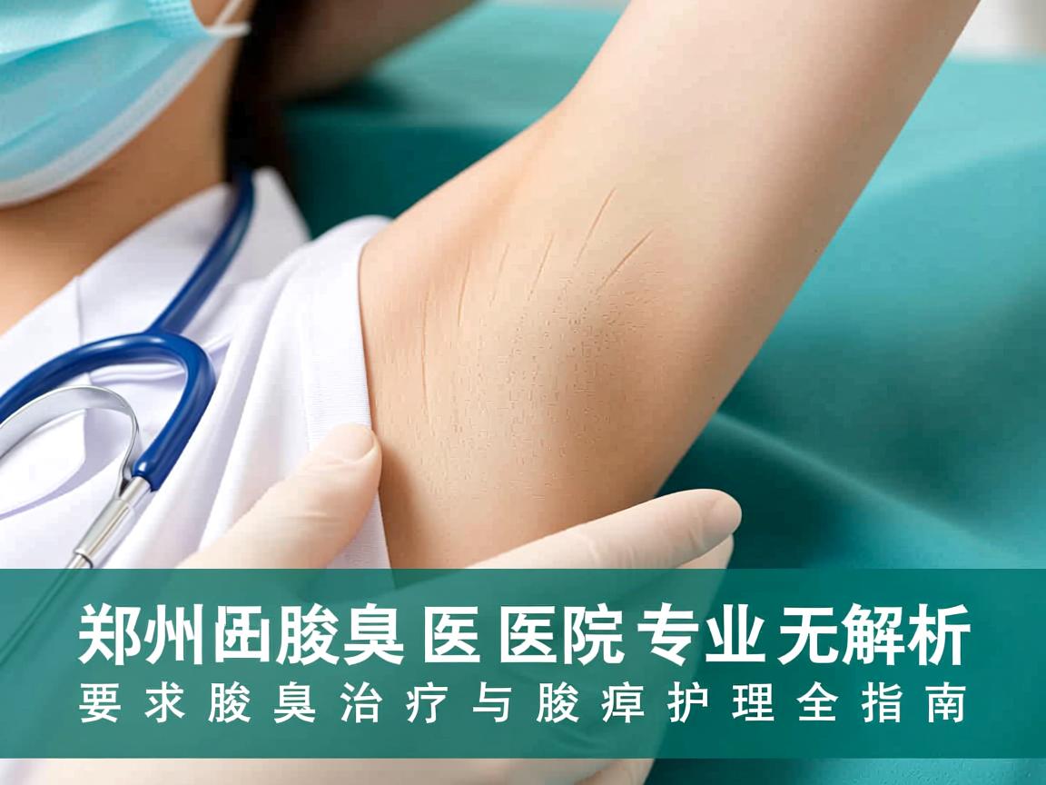 郑州腋臭医院专业解析，腋臭治疗与腋臭护理全指南