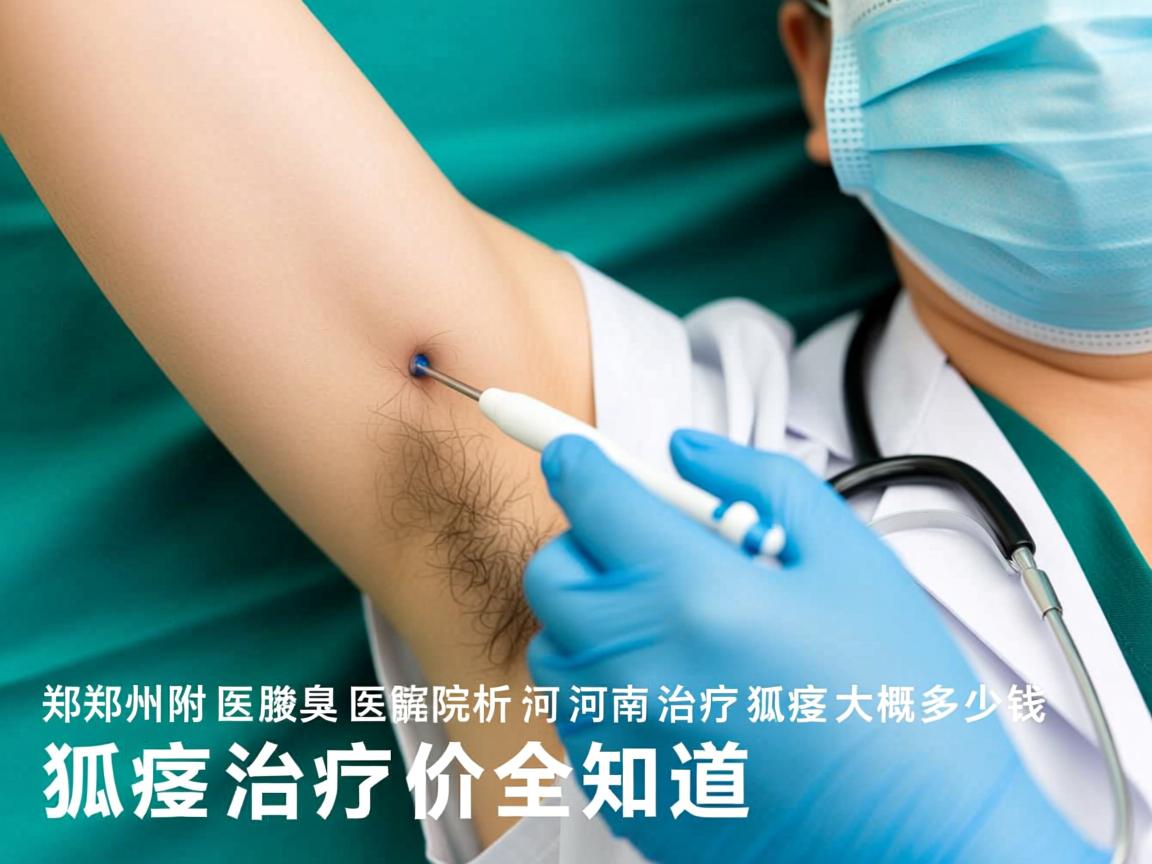 郑州附医腋臭医院解析，河南治疗狐臭大概多少钱，狐臭治疗价格全知道