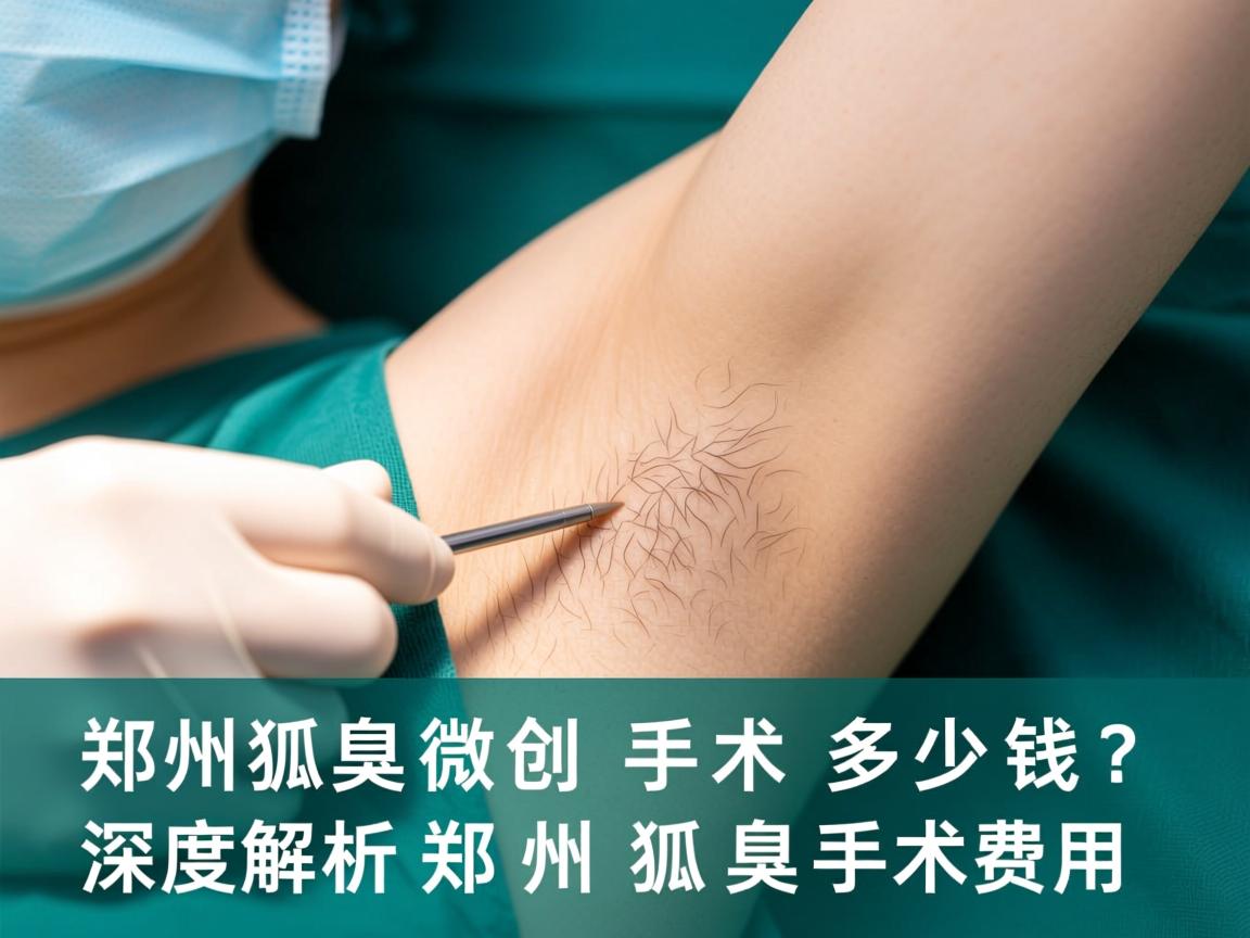 郑州狐臭微创手术多少钱？深度解析郑州狐臭手术费用