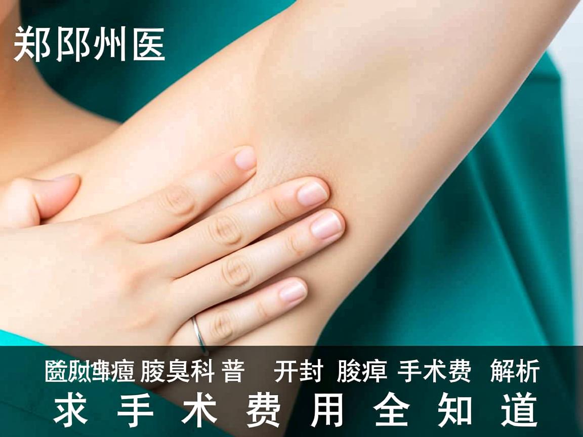郑州附医腋臭科普,开封腋臭手术费解析,腋臭手术费用全知道 郑州附医腋臭科普,开封腋臭手术费解析,腋臭手术费用全知道