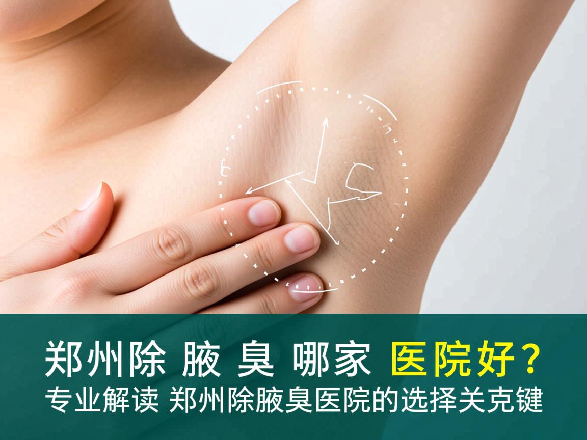 郑州除腋臭哪家医院好？专业解读郑州除腋臭医院的选择关键