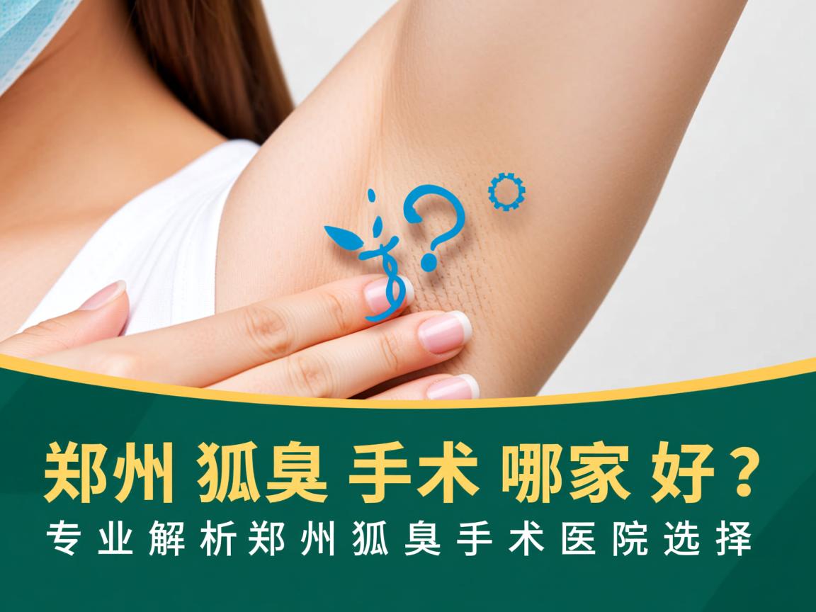 郑州狐臭手术哪家好？专业解析郑州狐臭手术医院选择