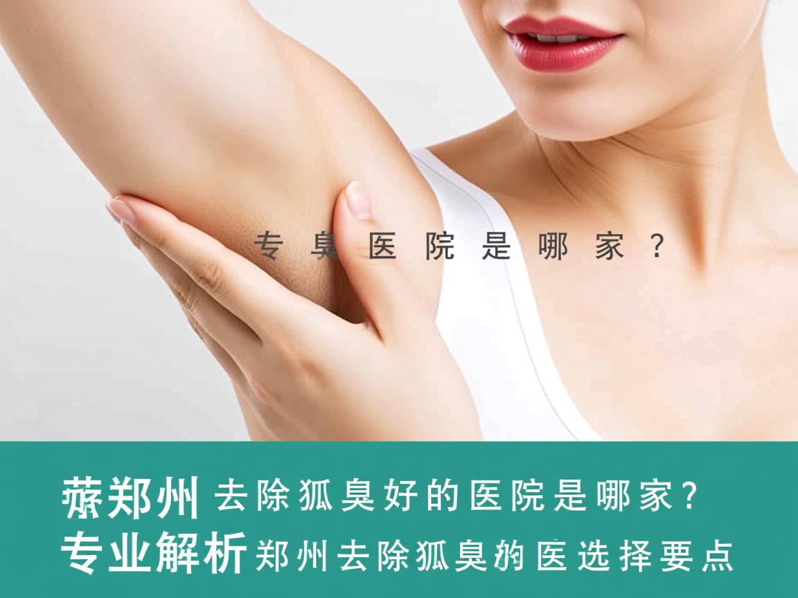 郑州去除狐臭好的医院是哪家？专业解析郑州去除狐臭医院的选择要点