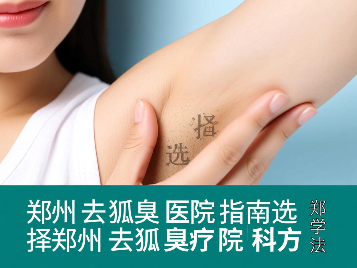 郑州去狐臭医院指南，选择郑州去狐臭医院的科学方法