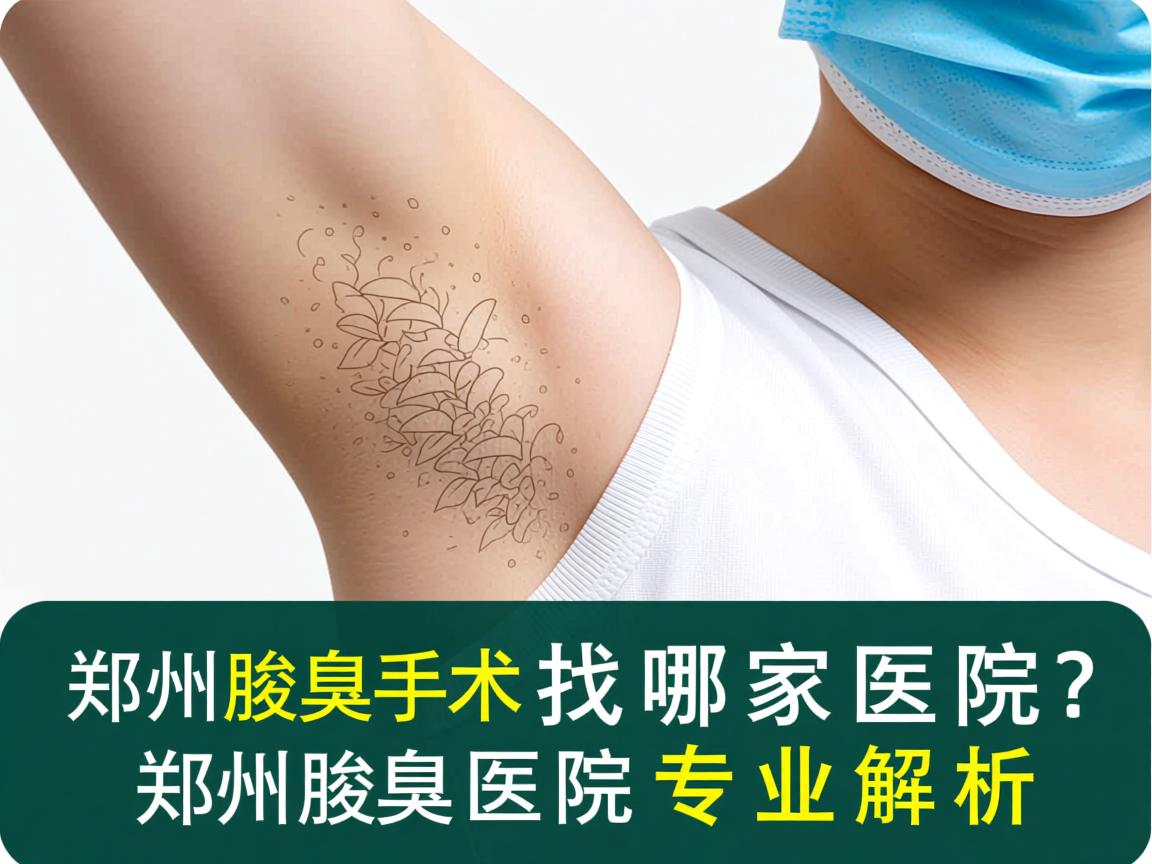 郑州腋臭手术找哪家医院？郑州腋臭医院专业解析