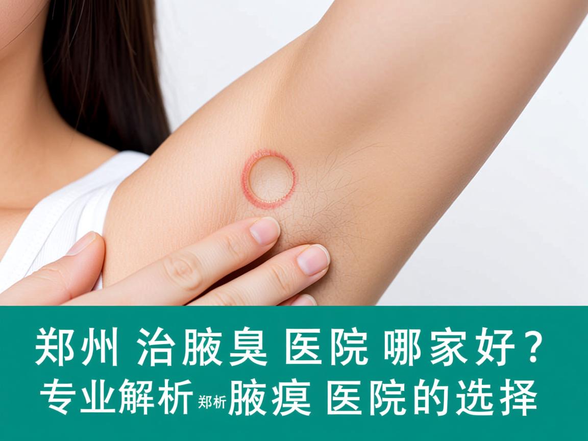 郑州治腋臭医院哪家好？专业解析郑州腋臭医院的选择