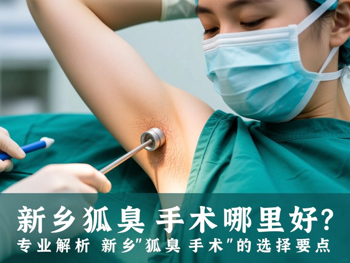 新乡狐臭手术哪里好？专业解析新乡狐臭手术的选择要点
