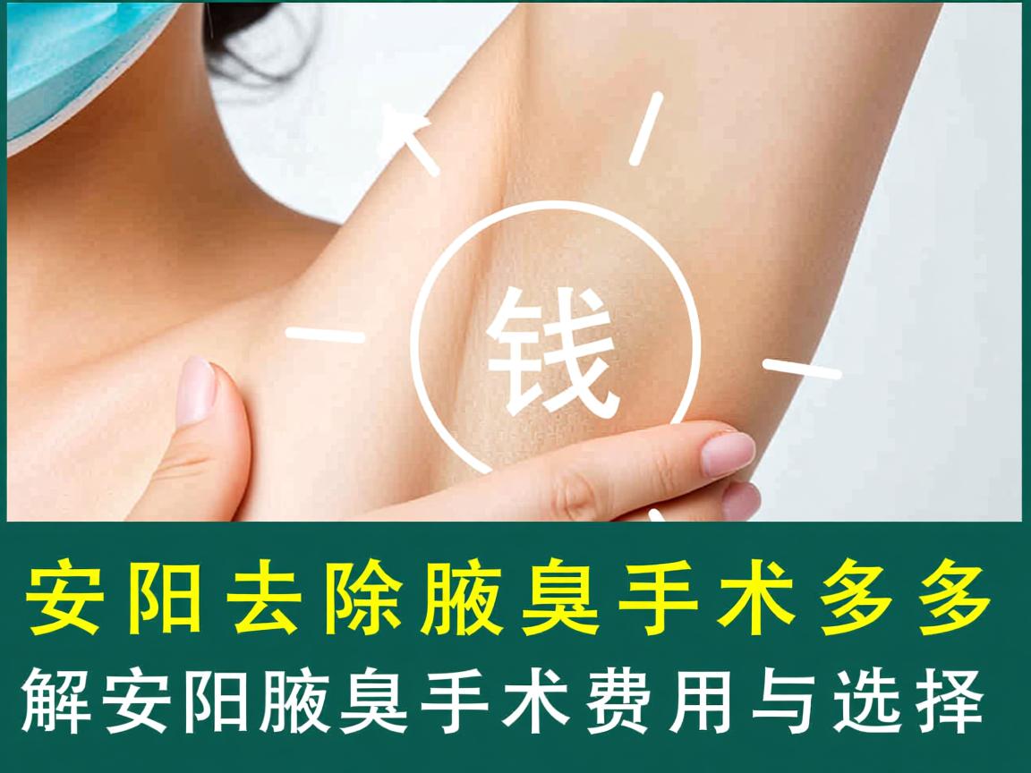 安阳去除腋臭手术多少钱，详解安阳腋臭手术费用与选择