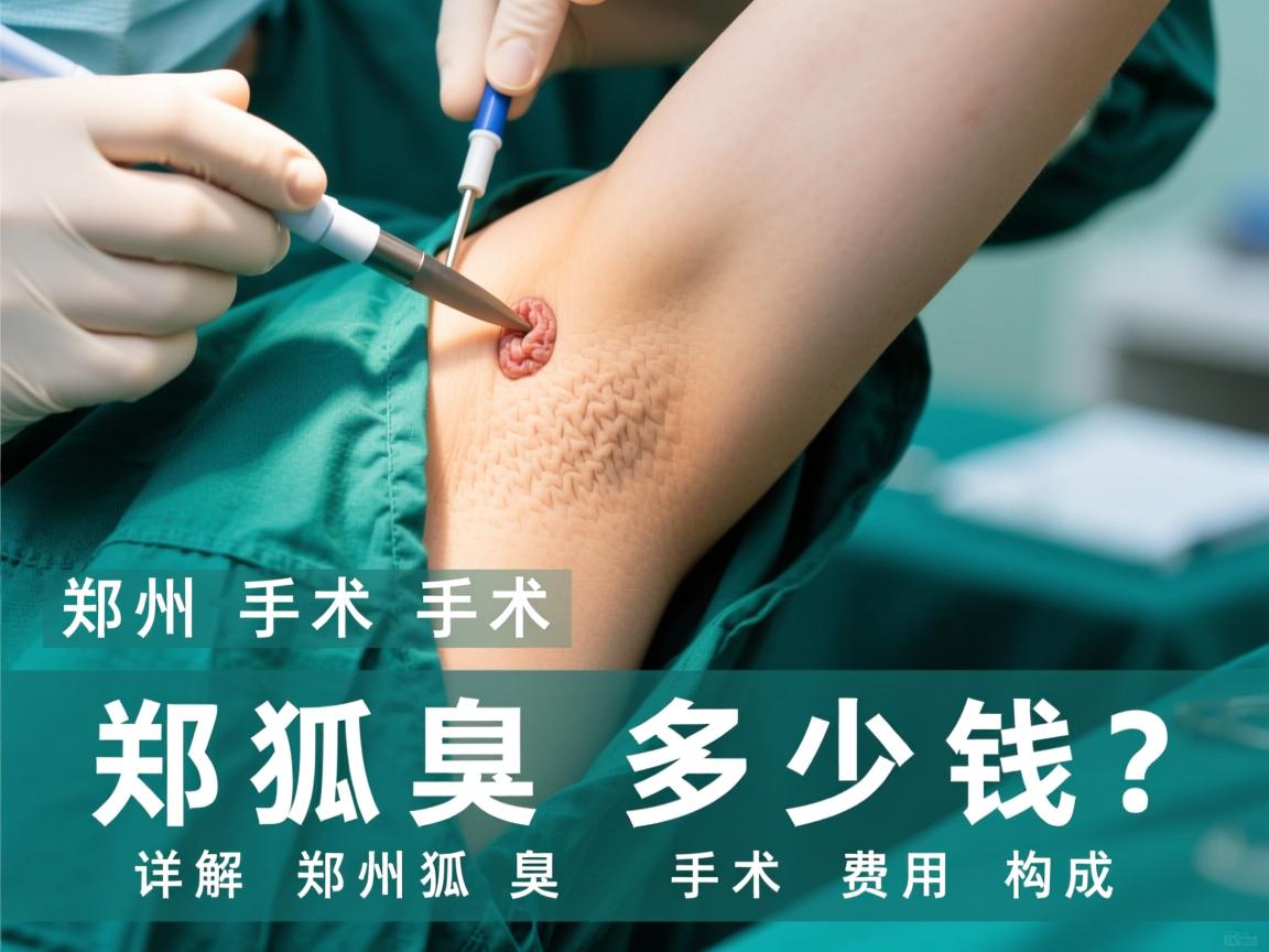郑州狐臭手术多少钱？详解郑州狐臭手术费用构成