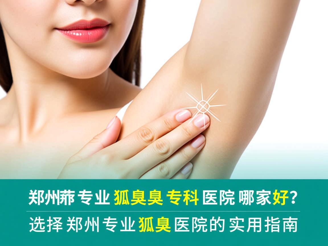 郑州专业狐臭专科医院哪家好？选择郑州专业狐臭医院的实用指南