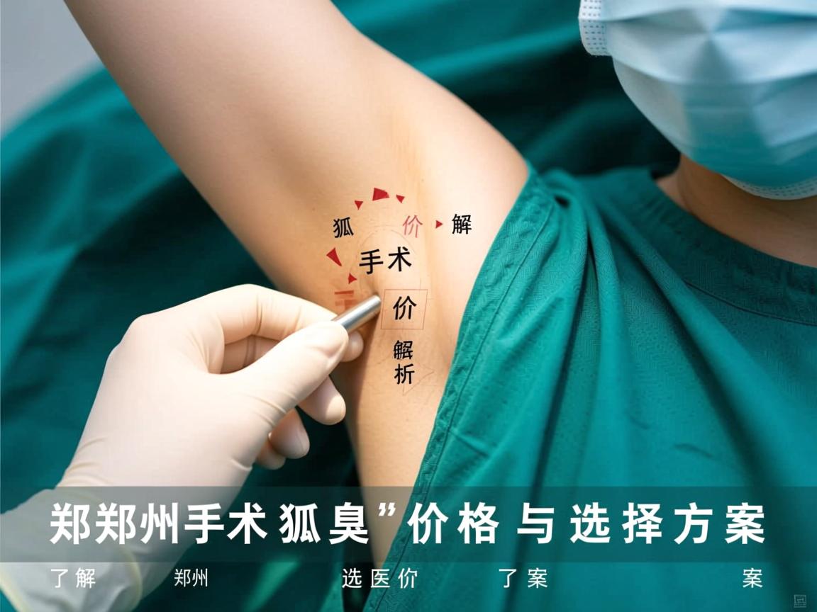 郑州狐臭手术价格解析，了解郑州狐臭价格与选择方案