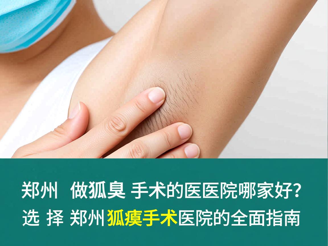 郑州做狐臭手术的医院哪家好?选择郑州狐臭手术医院的全面指南 郑州做狐臭手术的医院哪家好?选择郑州狐臭手术医院的全面指南
