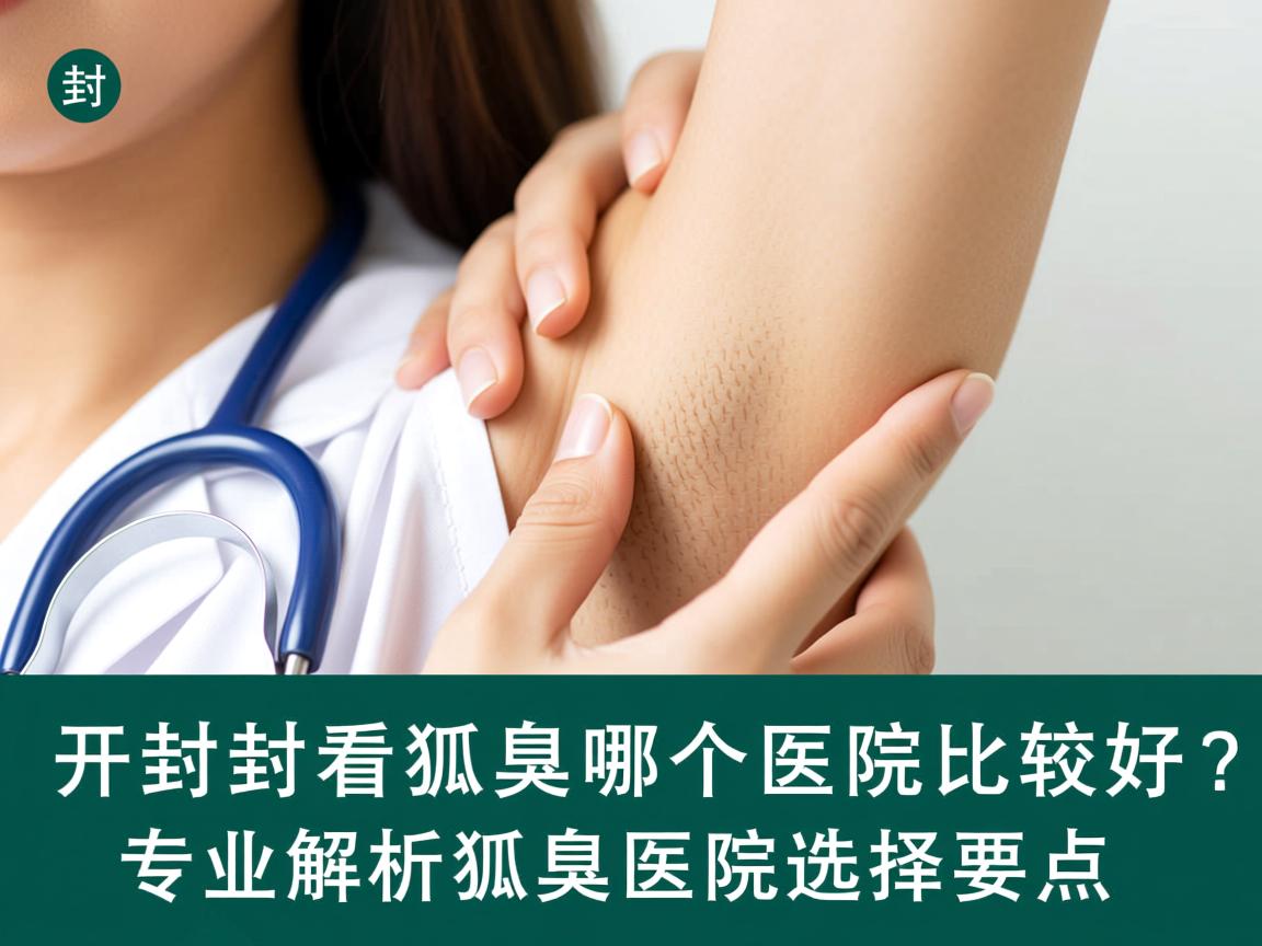 开封看狐臭哪个医院比较好？专业解析狐臭医院选择要点