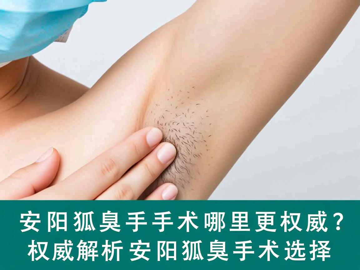 安阳狐臭手术哪里更权威？权威解析安阳狐臭手术选择