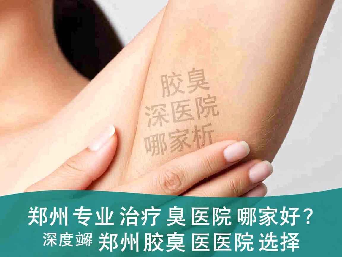 郑州专业治疗腋臭医院哪家好？深度解析郑州腋臭医院选择