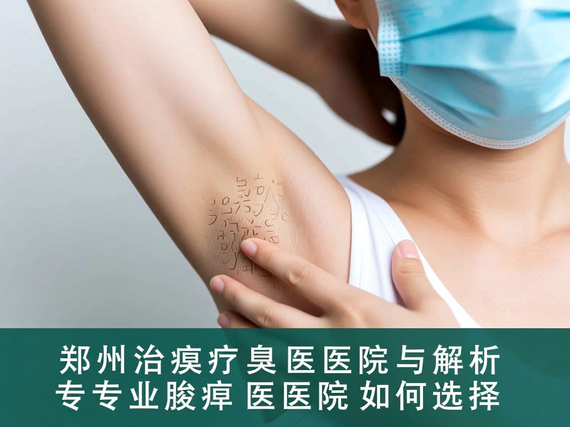 郑州治疗腋臭医院解析，专业腋臭医院如何选择