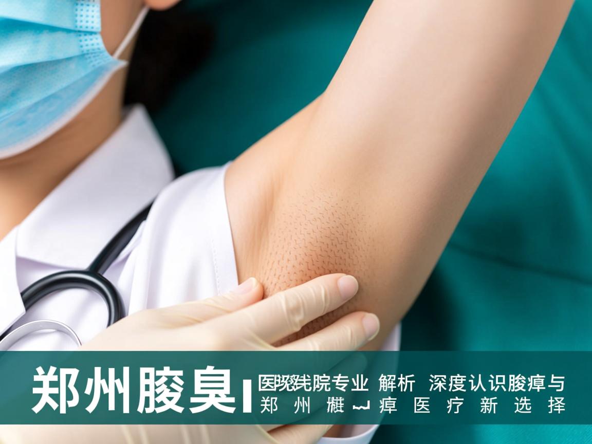 郑州腋臭医院专业解析，深度认识腋臭与郑州腋臭医疗新选择