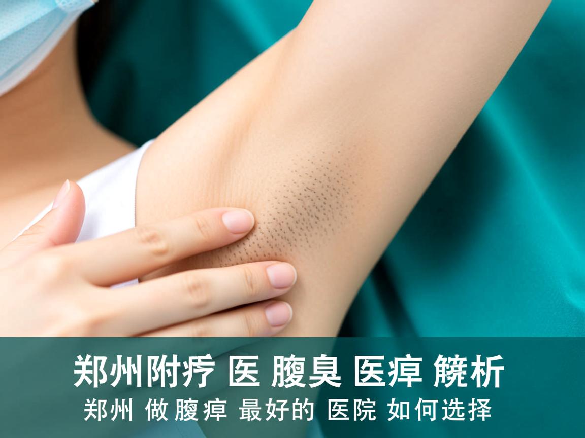 郑州附医腋臭医院解析，郑州做腋臭最好的医院如何选择