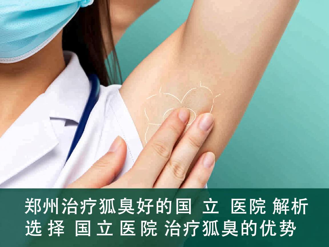 郑州治疗狐臭好的国立医院解析，选择国立医院治疗狐臭的优势