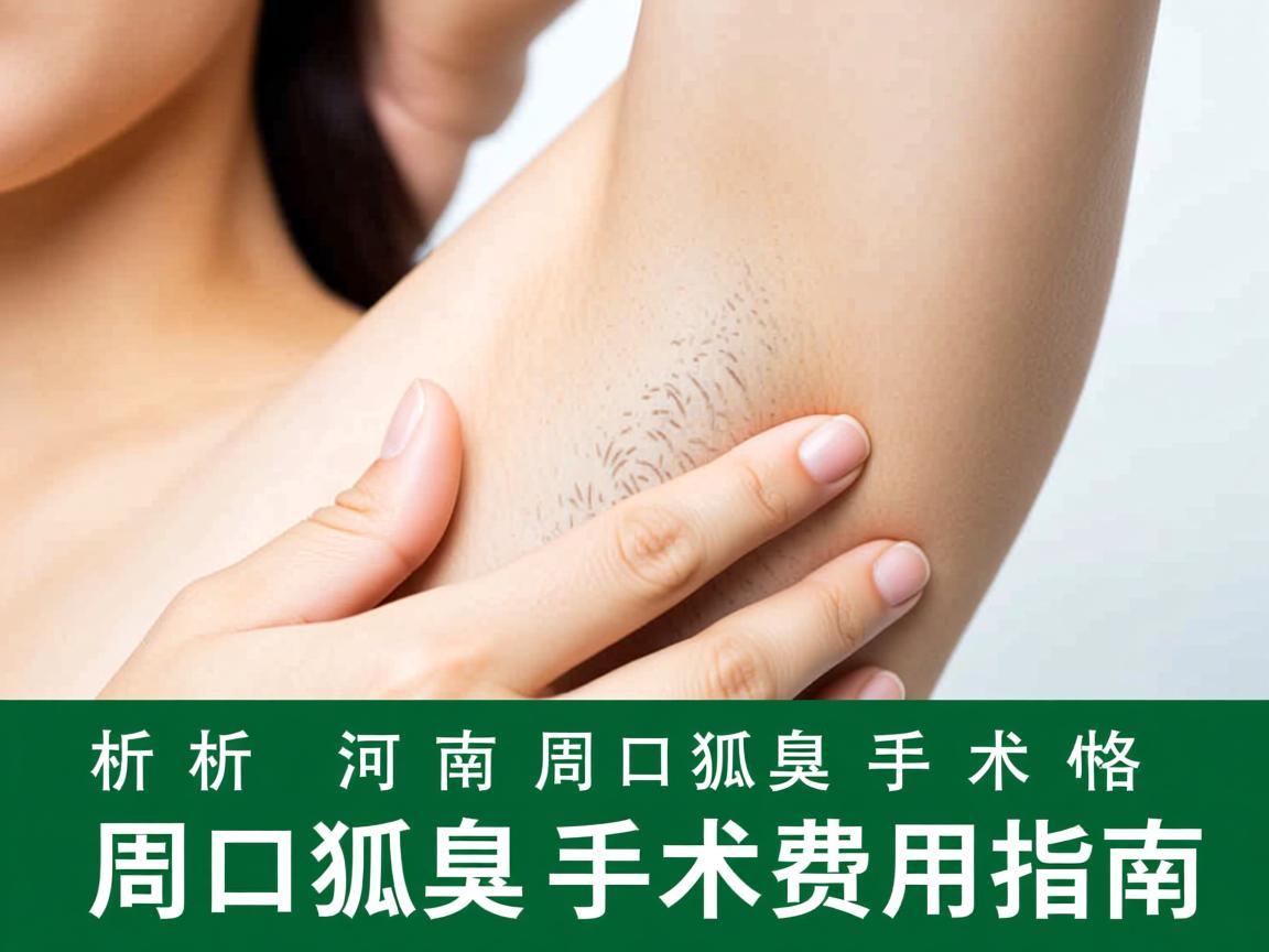解析河南周口狐臭手术价格 周口狐臭手术费用指南