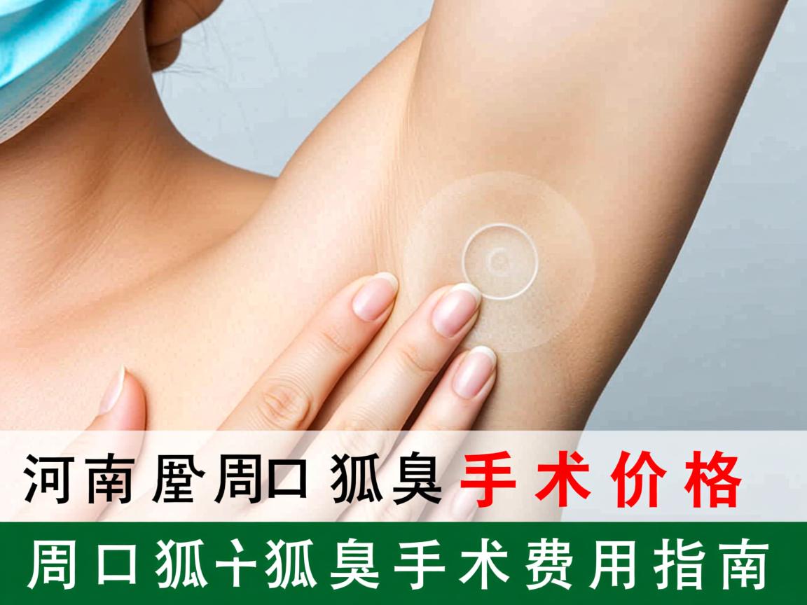 解析河南周口狐臭手术价格 周口狐臭手术费用指南