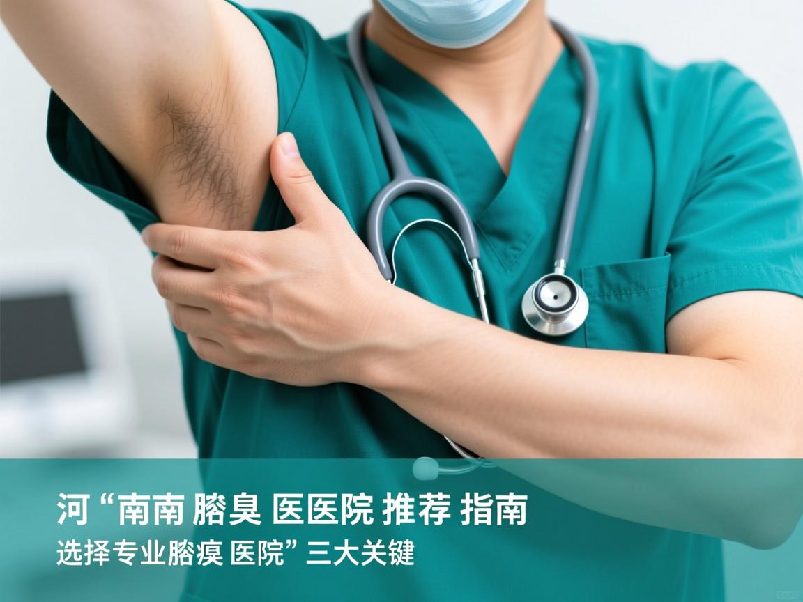 河南腋臭医院推荐指南，选择专业腋臭医院的三大关键