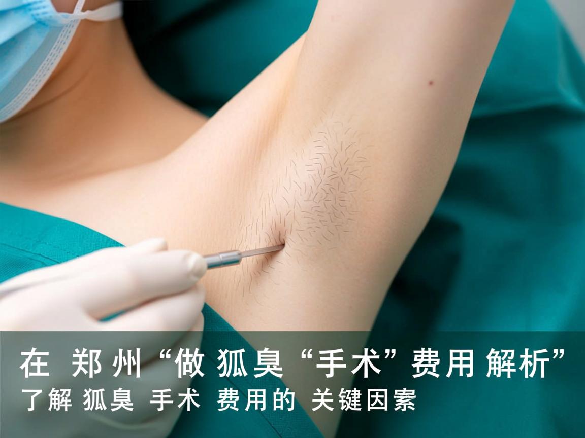 在郑州做狐臭手术费用解析，了解狐臭手术费用的关键因素