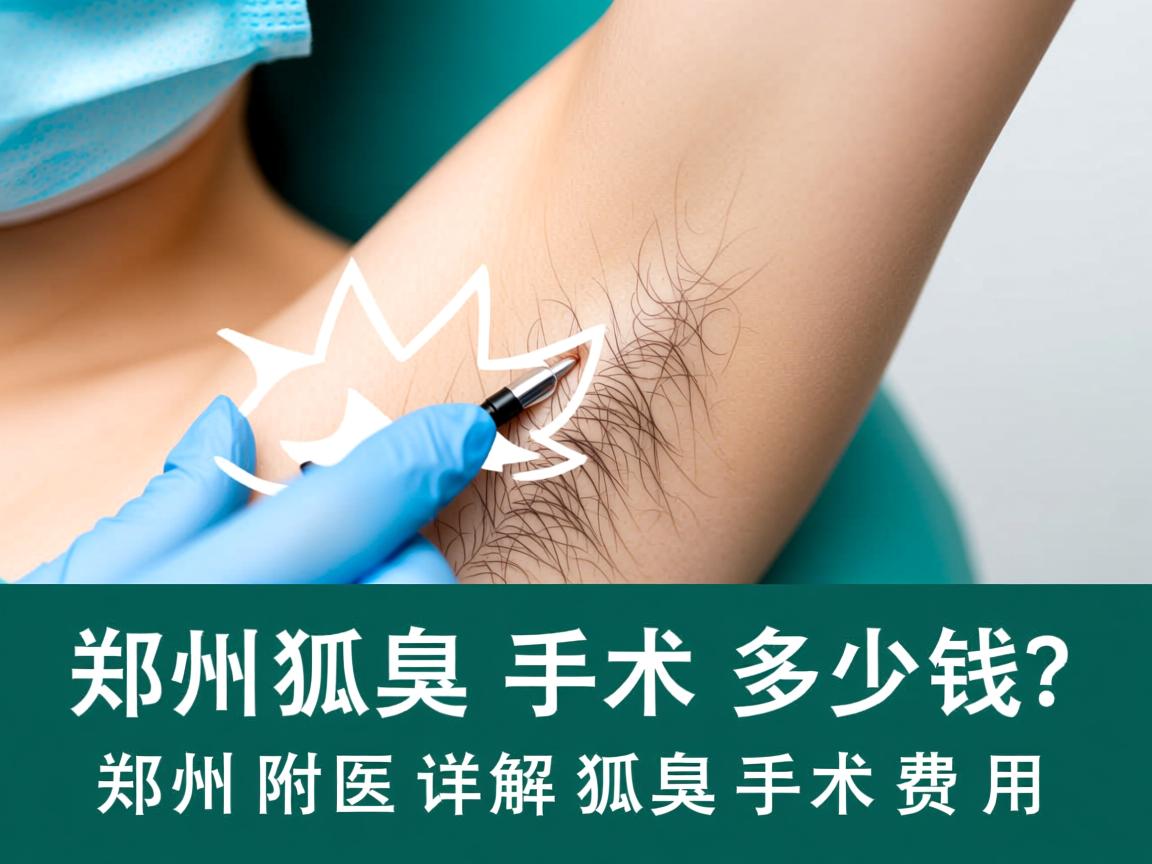 郑州狐臭手术多少钱？郑州附医详解狐臭手术费用