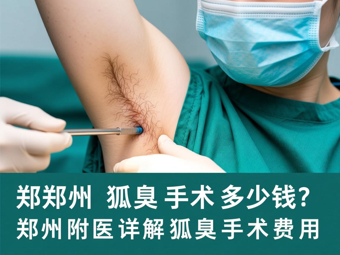 郑州狐臭手术多少钱？郑州附医详解狐臭手术费用