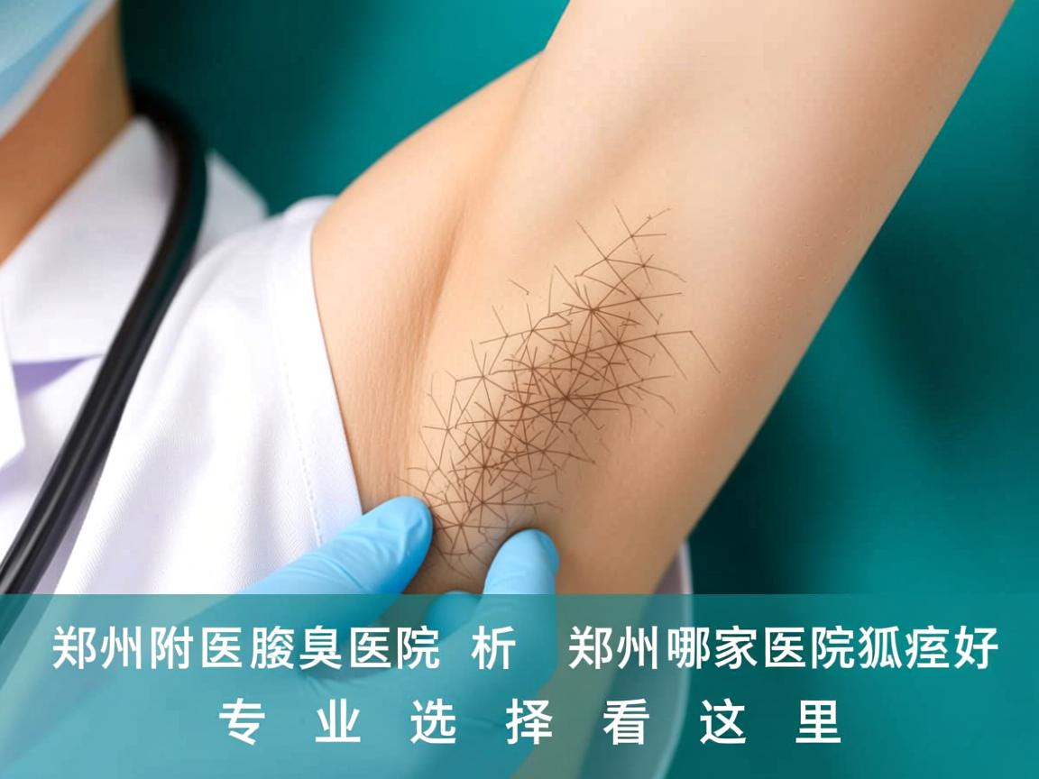 郑州附医腋臭医院解析，郑州哪家医院狐臭好，专业选择看这里