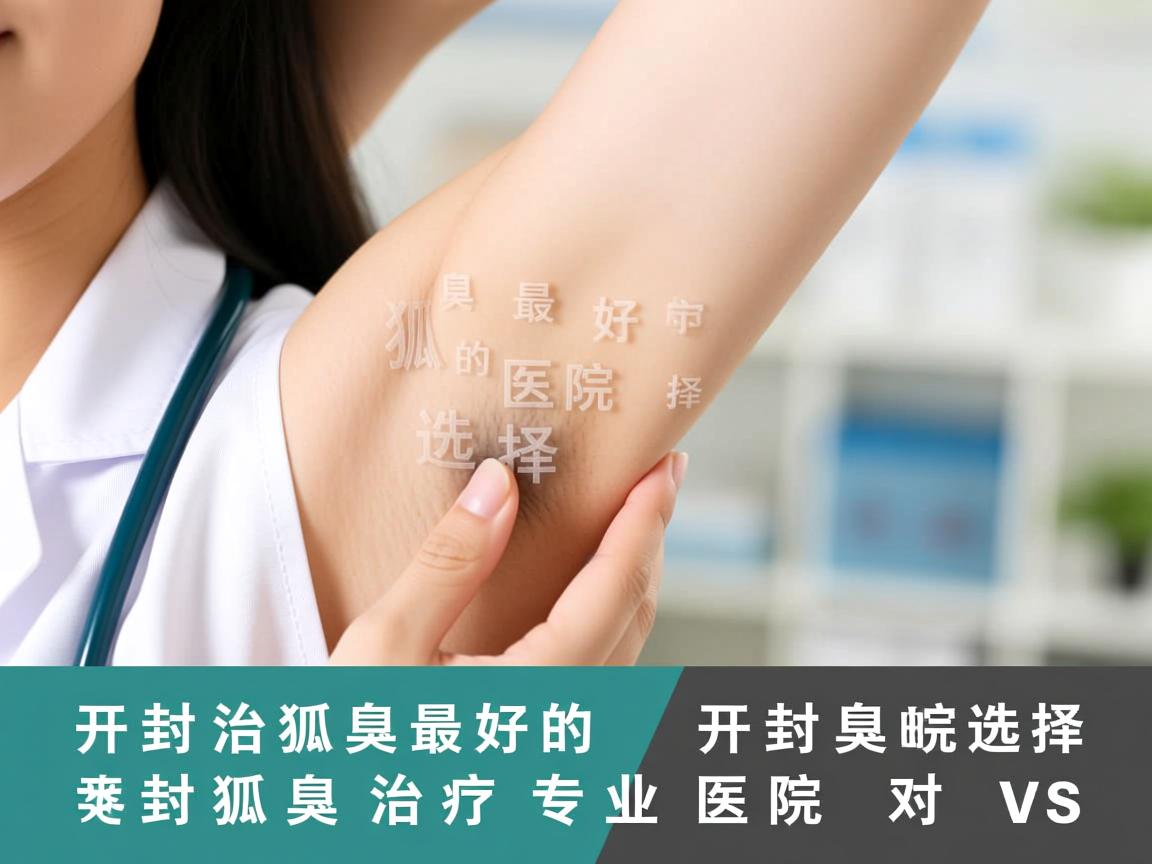 开封治狐臭最好的医院选择，开封狐臭治疗专业医院对比