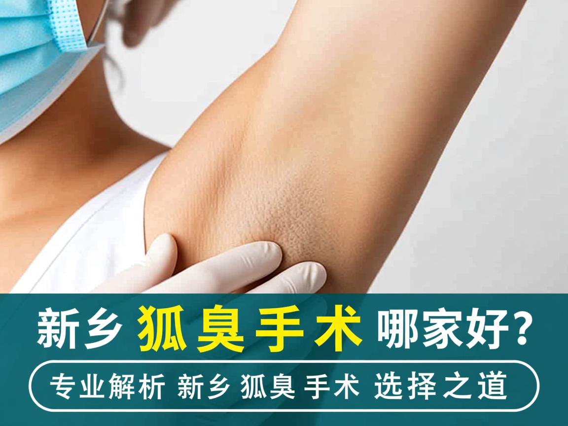 新乡狐臭手术哪家好？专业解析新乡狐臭手术的选择之道