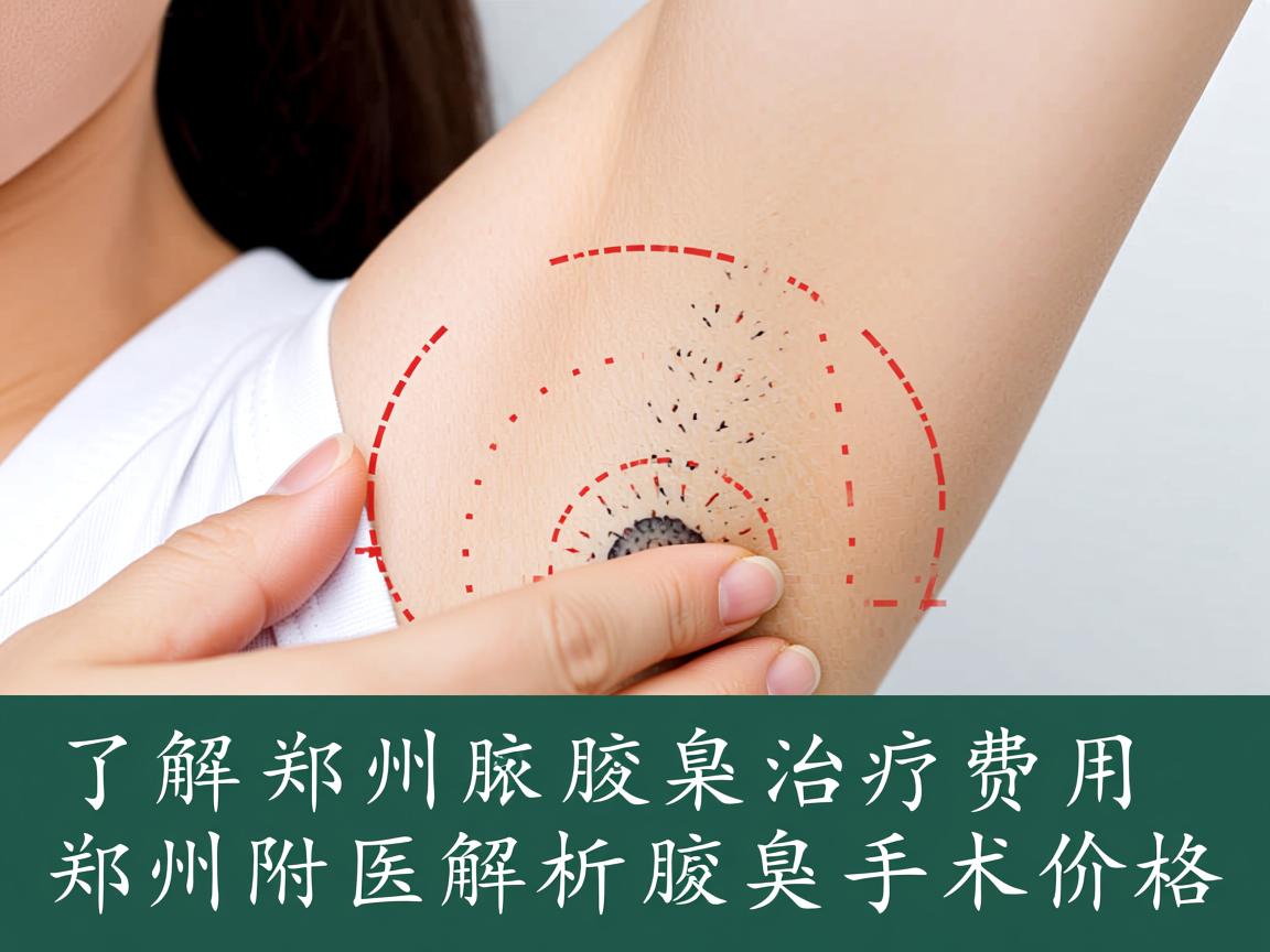了解郑州腋臭治疗费用，郑州附医解析腋臭手术价格