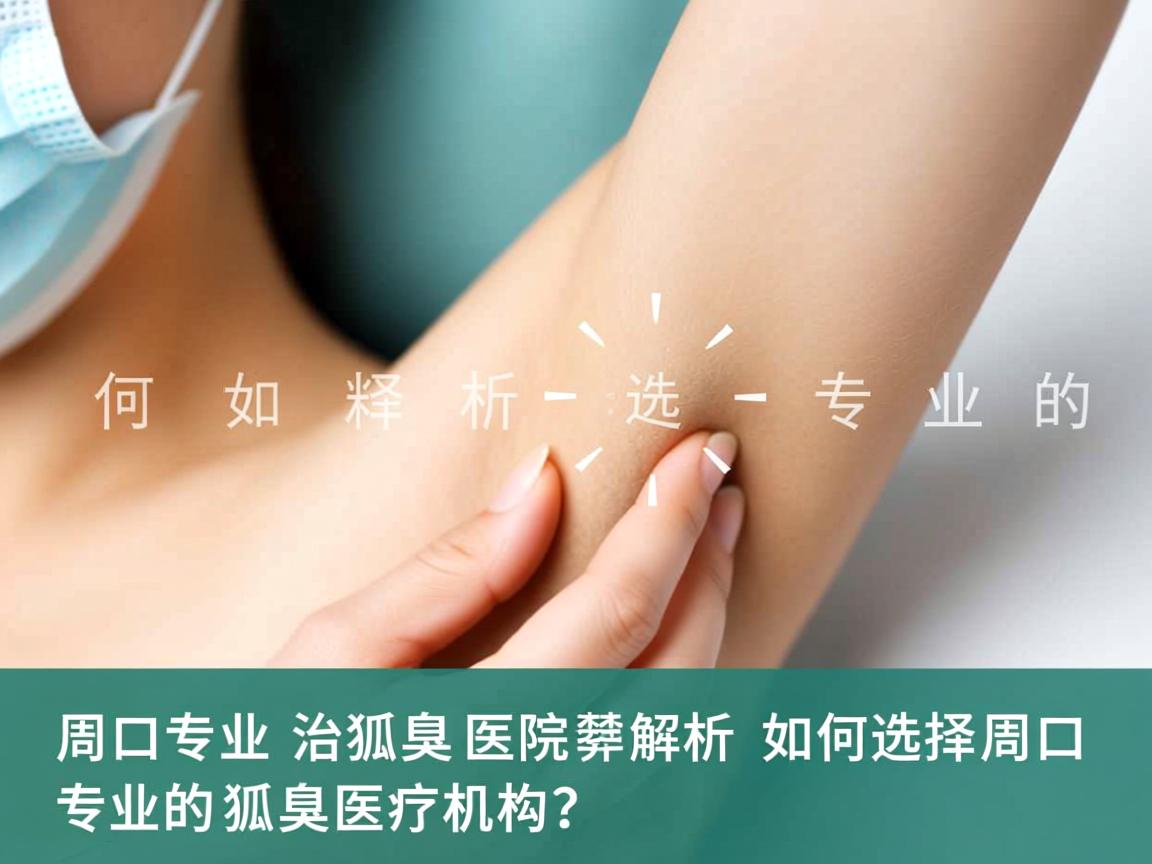 周口专业治狐臭医院解析，如何选择周口专业的狐臭医疗机构