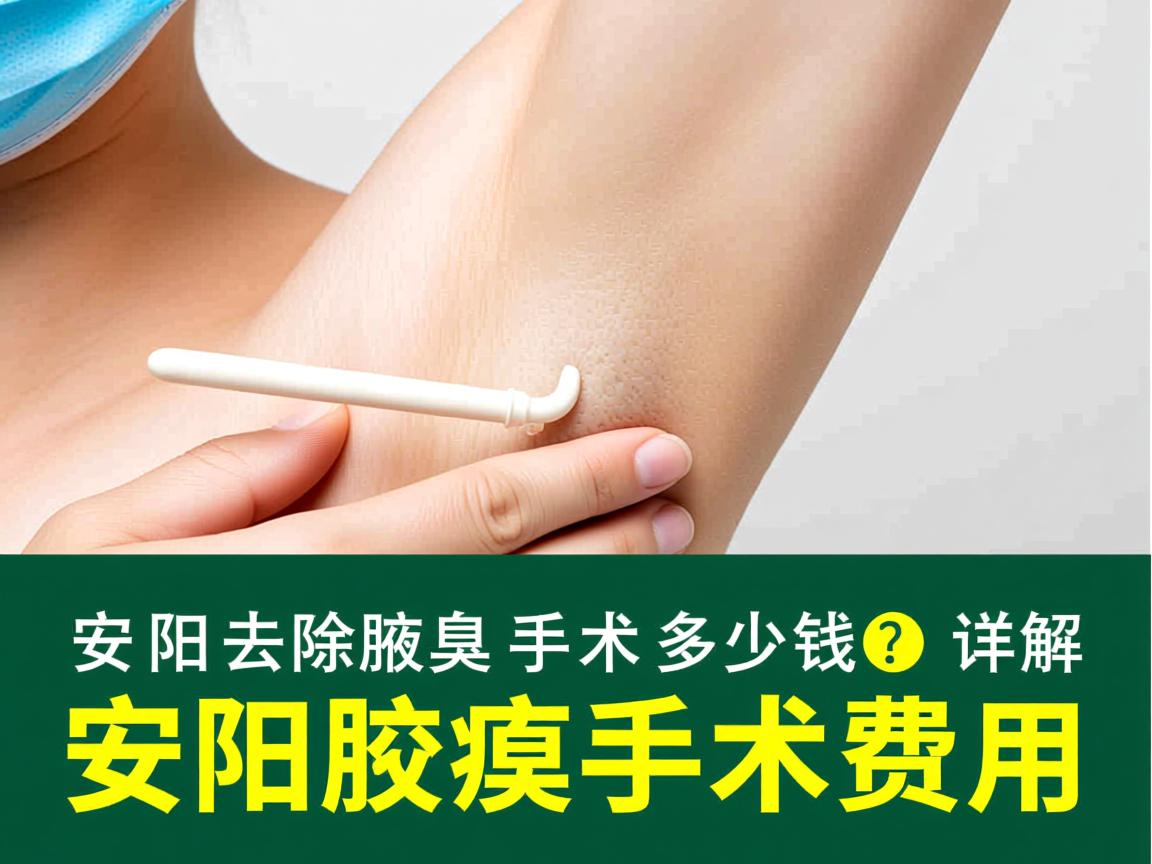 安阳去除腋臭手术多少钱？详解安阳腋臭手术费用